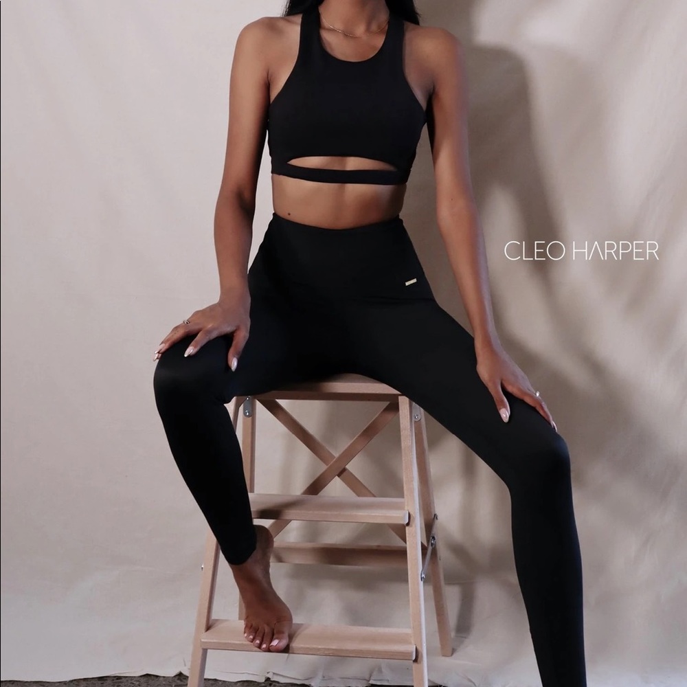 Cleo Harper Black Sports Bra